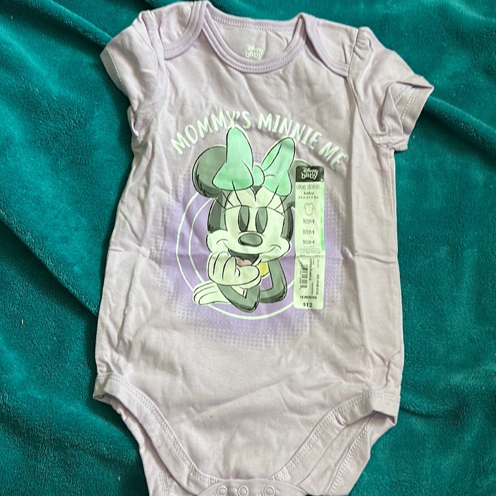 Minnie Mouse onesie